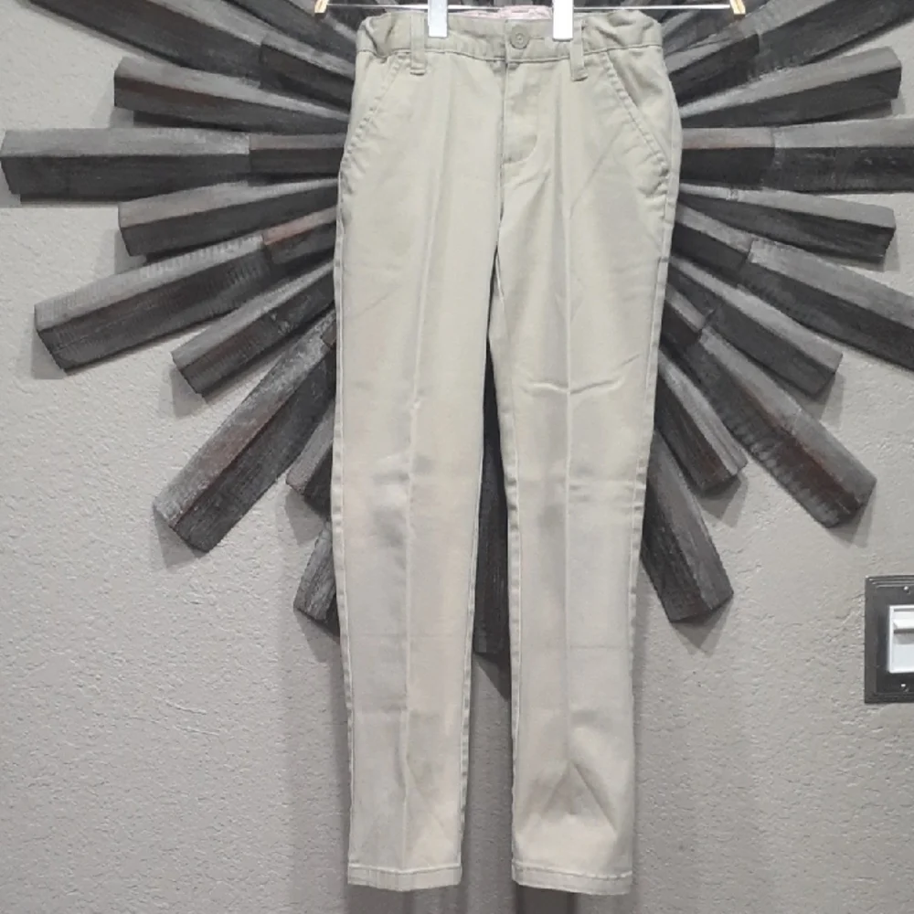 Cat & Jack Girls Khaki Pants - Picture 1 of 6